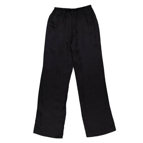 New Anine Bing Ladies Black Aden Wide Leg Pants - Picture 6 of 6